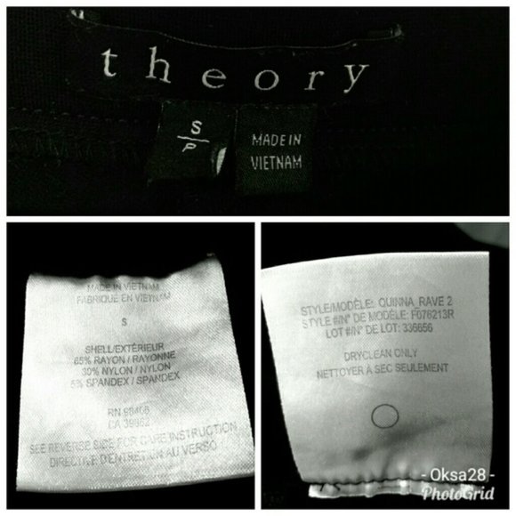 Theory black Quinna Rave 2 pants leggings S - Picture 15 of 16